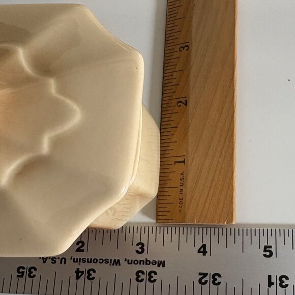 Syracuse China Econo-Rim Lidded Sugar Bowl Cowboy Boot Motif Vintage USA - Picture 6 of 9